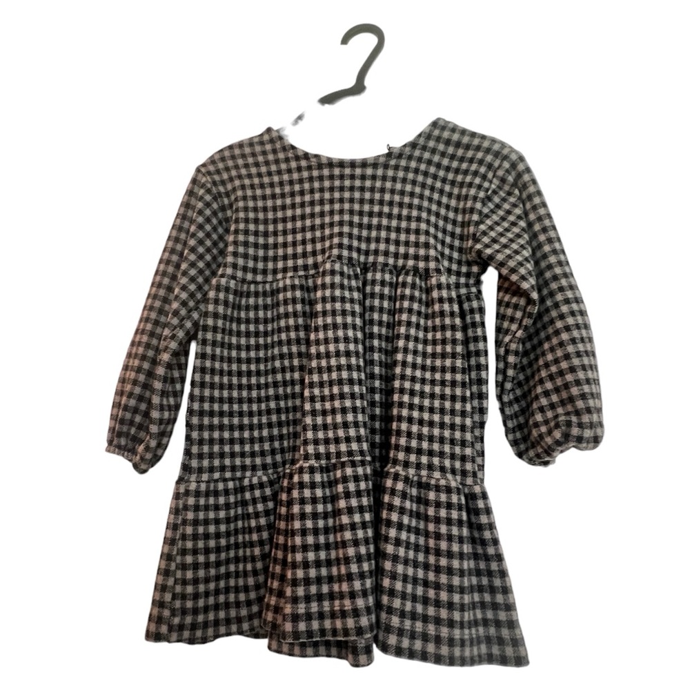 Zara girls gray and black dress